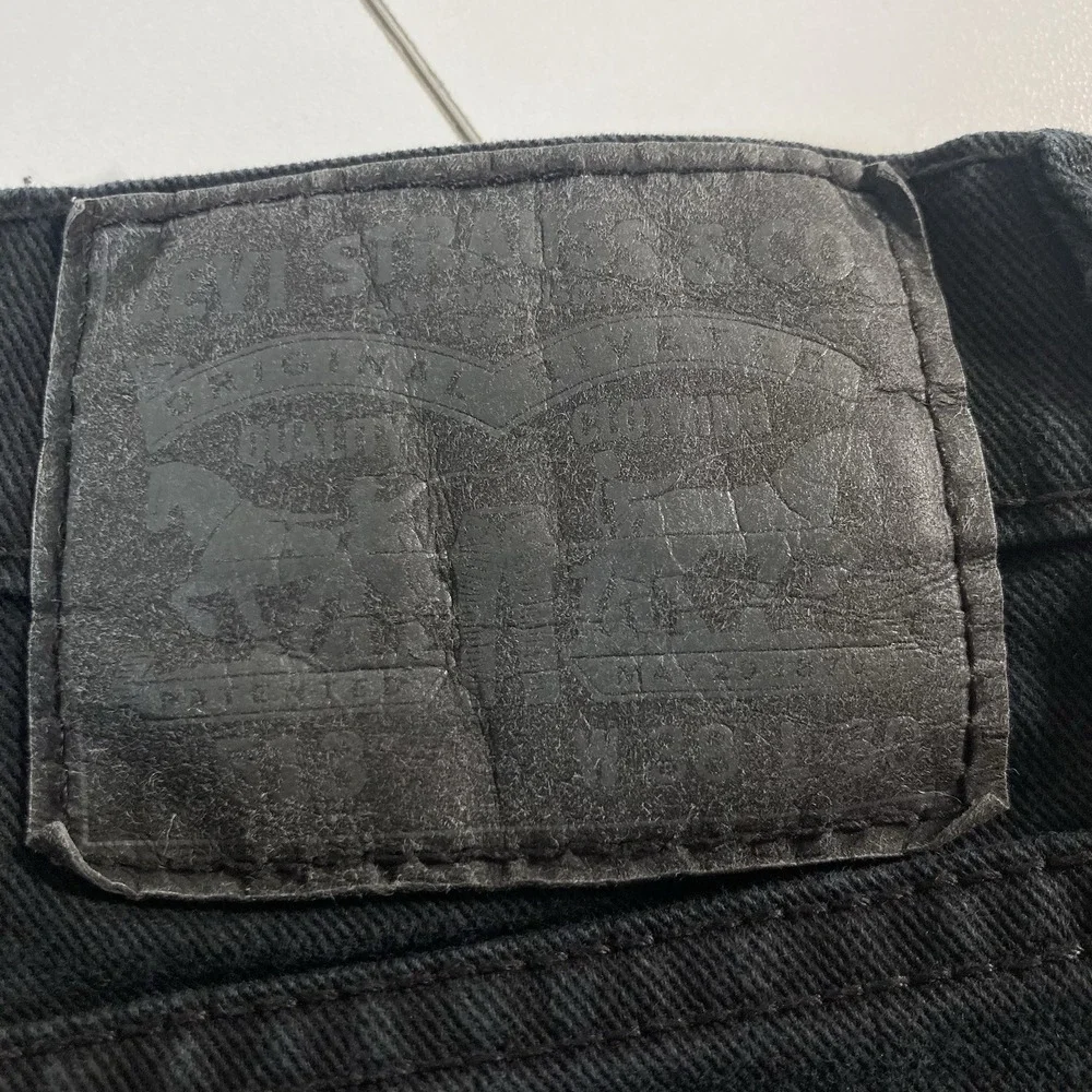 Levi's 513 Jeans 38x29 Black Stretch Denim Classic Cowboy‎ USA Ranch (Tag 38x30)